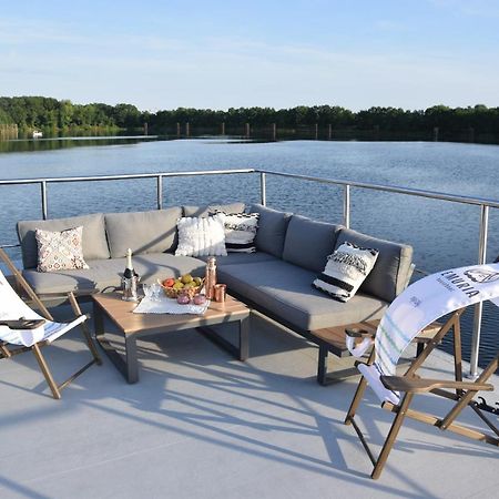 Lemuria Houseboat - Plywajacy Domek Na Wodzie Вроцлав Экстерьер фото