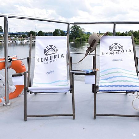 Lemuria Houseboat - Plywajacy Domek Na Wodzie Вроцлав Экстерьер фото