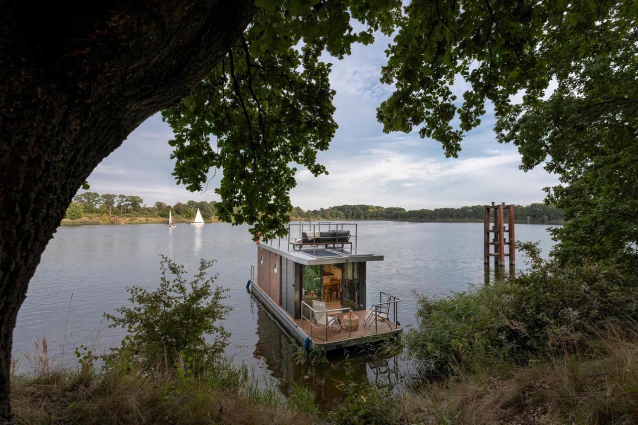 Lemuria Houseboat - Plywajacy Domek Na Wodzie Вроцлав Экстерьер фото