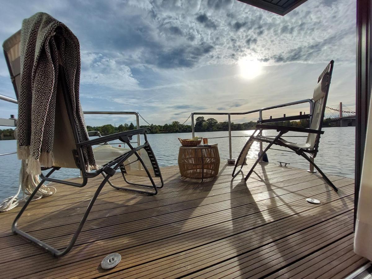 Lemuria Houseboat - Plywajacy Domek Na Wodzie Вроцлав Экстерьер фото